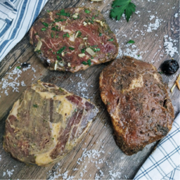 All 3 Flavor Pack of Marinated Ribeye